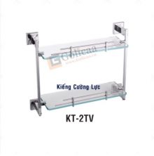 KỆ KÍNH CƯỜNG LỰC 2 TẦNG KT2TV