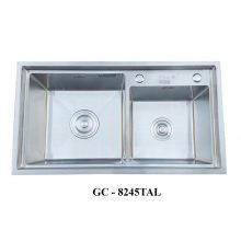 Chậu rửa chén bát 2 hộc lệch âm bàn GOLICAA GC-8245TAL