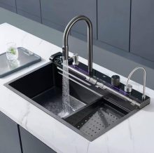 Chậu Rửa Chén Bát 1 Hộc Thông Minh Đa Chức Năng 6 Phím GOLICAA GA-7546SV5H